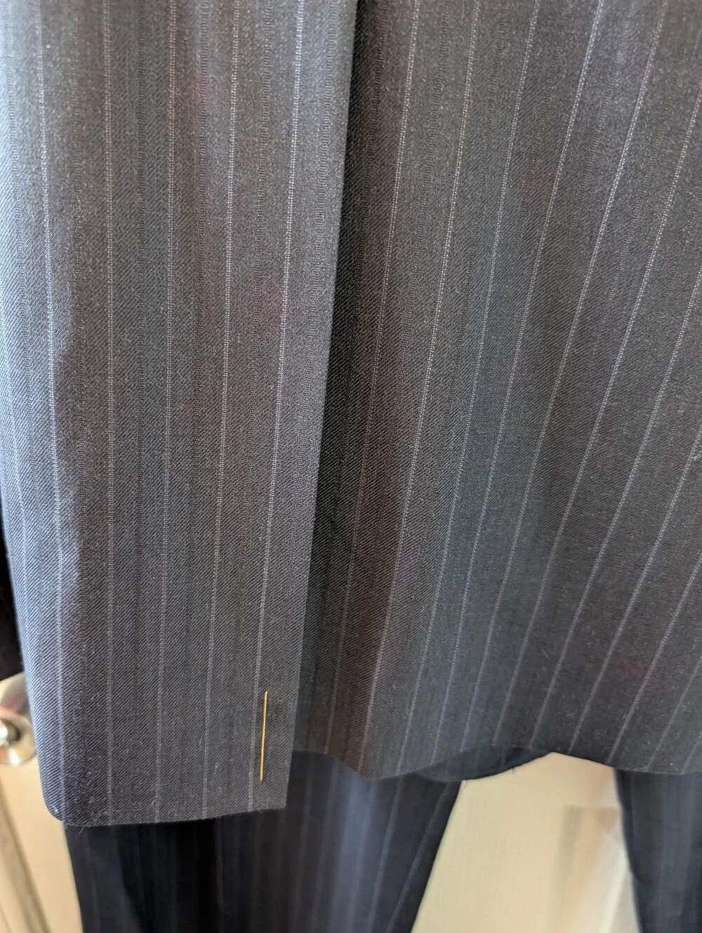 Jos. A. Bank Charcoal Pinstripe Suit Jacket